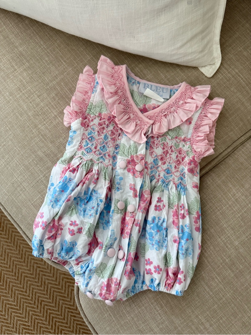 Hydrangea Bubble Romper